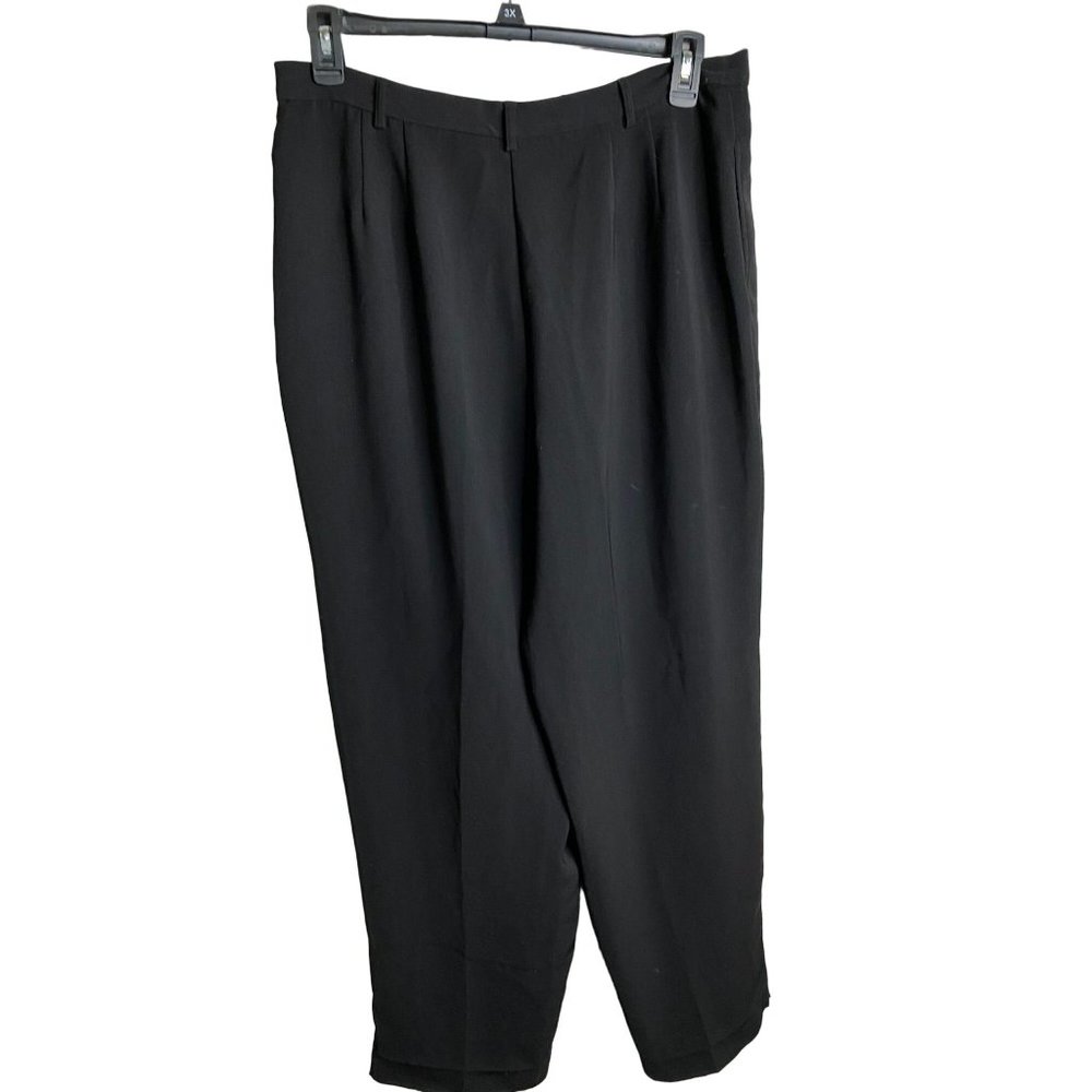 Villager by Liz Claiborne Women’s Black Dress Pants Size 18 Classic Office Party